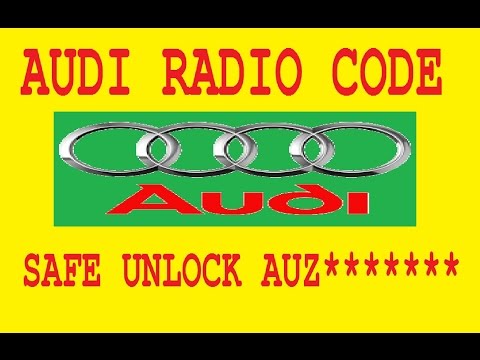 Audi Radio Decoder Download
